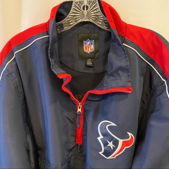 NFL Texans Windbreaker Jacket Size L - Picture 14 of 14